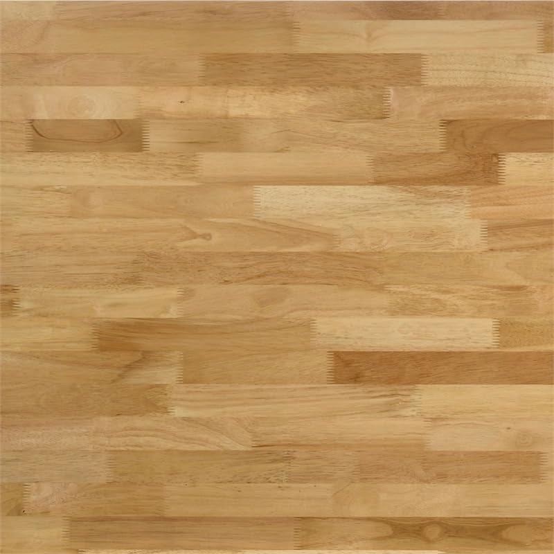 Pemberly Row 2-Shelf Farmhouse Wood Kitchen Island in Natural and White Pemberly Row