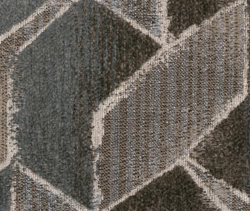 Signature Design by Ashley Stonemeade Casual Right-Arm Facing Sofa Chaise with 4 Toss Pillows, Dark Brown Signature Design by Ashley