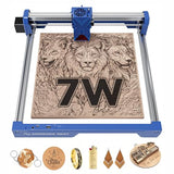 ATOMSTACK Swift 7W Laser Engraver, Swift 7W Laser Cutter, 0.06mm High Accuracy Laser Engraving Machine for Wood and Metal, Dark Acrylic, Glass, Leather Blue ATOMSTACK