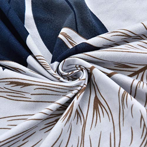ele ELEOPTION Maple Leaf Print Armless Sofa Bed Cover Stretch Slipcover Folding Sofa Couch Cover Futon Covers Full Size Furniture Protector ele ELEOPTION