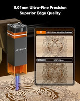 T1 Foldable Laser Engraver, 7000mW Portable Engraving Machine with 0.01mm Accuracy, 200x150mm Working Area for Wood, Leather, Acrylic, Coated Metal - Ideal for DIY & Small Business Artilume