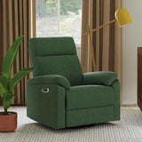 DaVinci Suzy Power Recliner - Swivel Nursery Glider w/USB Port Electric Recliner Chairs for Adults - GREENGUARD Gold Certified - 270° Reclining Rocking Chair for Nursery & Living Room - Pine Green DaVinci