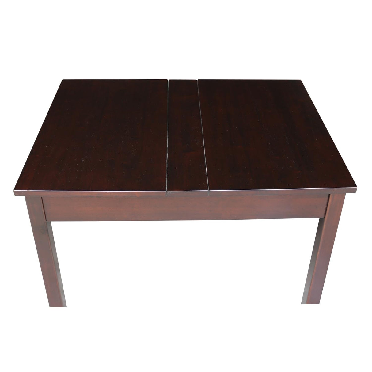 International Concepts Juvenile Table with Lift Up Top for Storage, Java Finish IC International Concepts