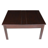 International Concepts Juvenile Table with Lift Up Top for Storage, Java Finish IC International Concepts