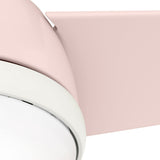 Hunter Valda Indoor Ceiling Fan with LED Light and Remote Control, 36", Blush Pink Hunter