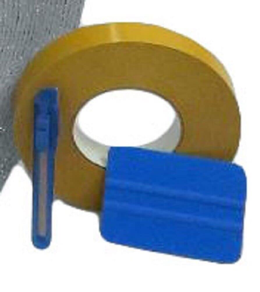 Garage Door Reflective Insulation Pre-Cut Kit: 16 Sheets of Double Bubble Insulation Panels 24 x 48 Inch Reflective Aluminum Radiant Barrier Thermal Insulation Shield with Heavy-Duty Double-Sided Tape Trade Winds