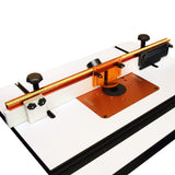 O'SKOOL 32 Inches Long Router Table Fence System with Feather Board, Bit Guard, Adjustable Stop and Dust Port O'SKOOL