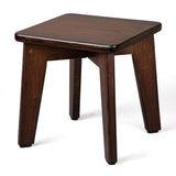 StrongTek Bamboo Small Step Stool, Durable and Stylish Wooden Step for Adults and Kids, Perfect for Kitchen, Bathroom, Bedroom, or Living Room, Non-Slip, Compact, Portable, Easy to Store (Chocolate) StrongTek