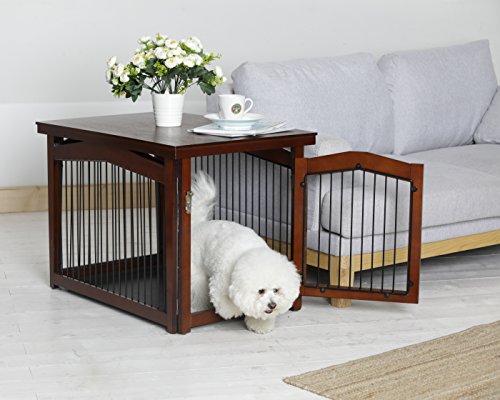 Merry Pet 2-in-1 Configurable Pet Crate and Gate, Medium - WoodArtSupply