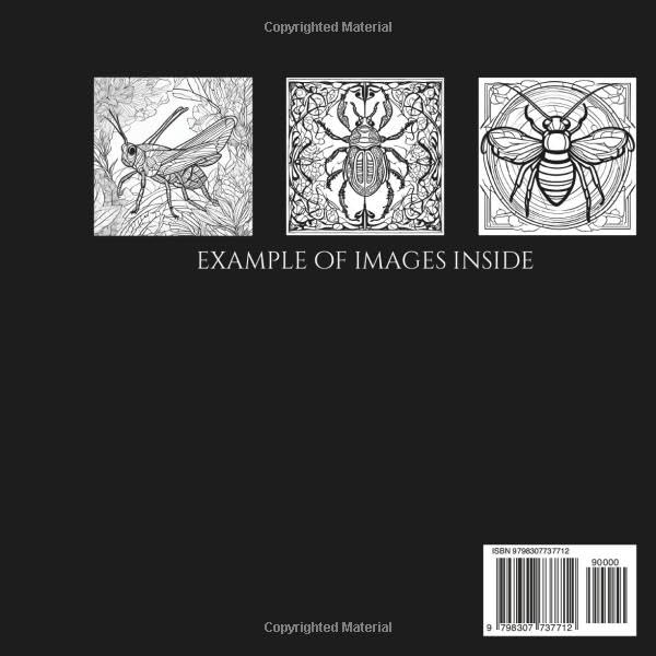 Insects: Coloring Book Majosta