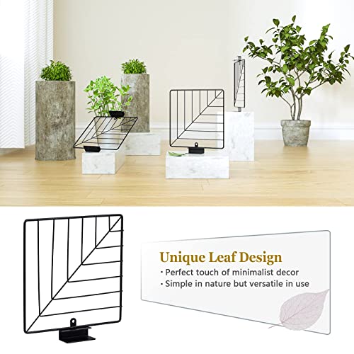 Love-KANKEI Corner Shelf Wall Mount of 5 Tier, Rustic Wood Floating Shelves Wall Shelves for Bedroom Living Room Bathroom Kitchen Office and More Dark Walnut Love-KANKEI