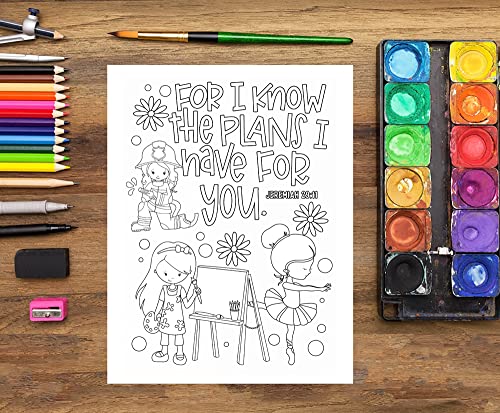 Bible Verse Coloring Book for Kids Hweryho