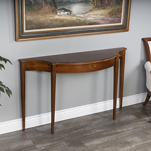 Butler Chester 54" W Demilune Wood Traditional Console Table - Olive Ash Butler Specialty Company