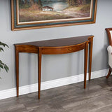 Butler Chester 54" W Demilune Wood Traditional Console Table - Olive Ash Butler Specialty Company