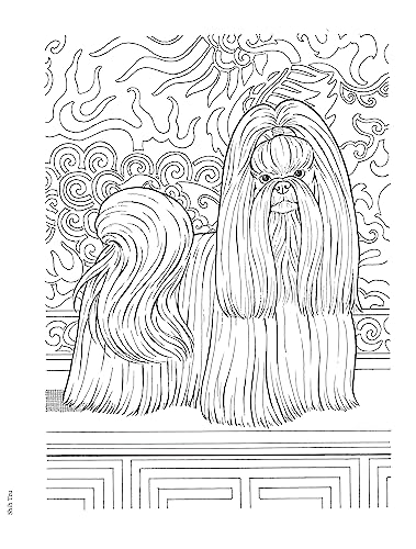 Creative Haven The Dog Lovers' Coloring Book (Adult Coloring Books: Pets) WoodArtSupply