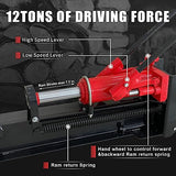 BIG RED ATGS012 Torin Hydraulic Log Splitter: Durable Manual Wood Splitter with Horizontal Full Steel Beam, Labor-saving Machine - Stable and Safe, BIG RED