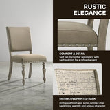 Roundhill Furniture Birmingham 8-Piece Dining Set: Extendable Table with 4 Side Chairs, 2 Armchairs, and a Nailhead Bench, Driftwood Finish Roundhill Furniture