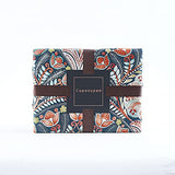 Cupocupa King Duvet Cover Set - 3pc Dark Navy Paisley Boho Bedding - Luxury Art Deco Floral Botanical Print, Soft Microfiber Reversible Quilt Cover with Pillowcases (King, 104"x90") Cupocupa