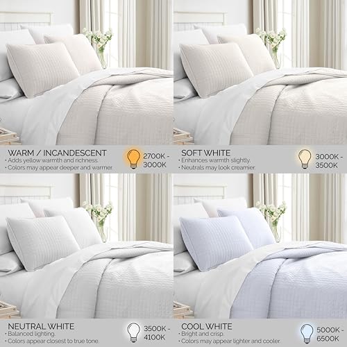 Southshore Fine Living, Inc. White Queen Quilt Bedding Set, Dual Fit Luxury Bedding Quilts, Queen Size Bedspread Coverlet, Full Size Quilted Comforter Bed Spread w/Pillow Shams, White Quilts Southshore Fine Living, Inc.