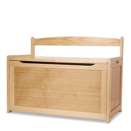 Melissa & Doug- Light Wood Furniture for Playroom, Blonde - Kids Wooden Toy Box Storage Organizer, Children's Furniture Toy Chest Melissa & Doug