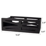 TNQNCFL Wooden Bathroom Decor Box,Rustic Toilet Tank Box,Bathroom Decor Box Toilet, Wooden Storage Box,Farmhouse Bathroom Accessories, Toilet Paper Basket（Black） TNQNCFL