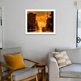 TAOPAOLAB Cityscape Paint by Numbers Kit for Adults - DIY San Francisco Cable Cars and Golden Gate Bridge Sunset Painting on Canvas 16x20 Inches,Acrylic Paint Set,Suitable for Beginners,Art for Decor TAOPAOLAB