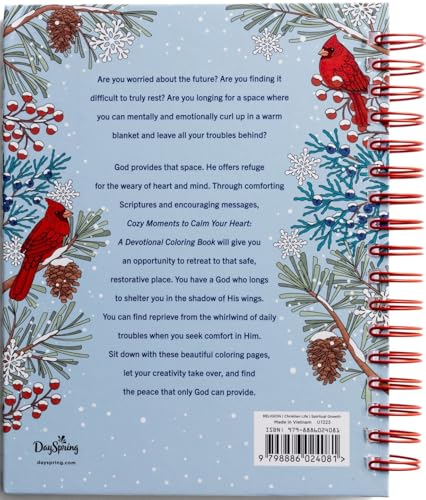 Cozy Moments to Calm Your Heart: Devotional Coloring Book Dayspring