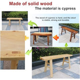 Skinny Bench, Wood Entry Bench, Farmhouse Wood Bench, Narrow Entryway Bench, Dining Room Bench, Vintage Bench, for Living & Dining Room, Rustic Design, Natural Finish(Yellow,98 * 24 * 45cm) WoodArtSupply