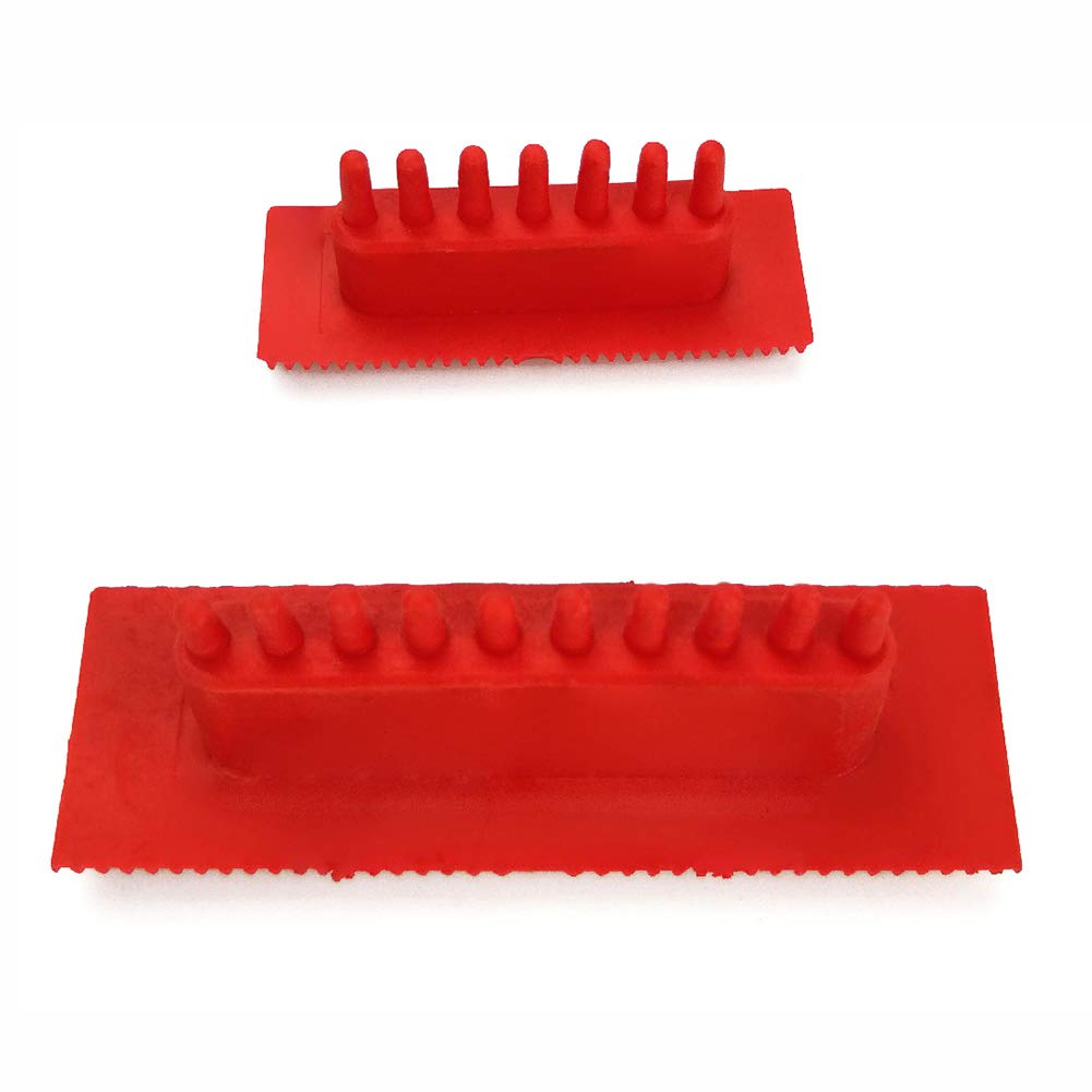 4 Pieces Wood Graining Tool,Wood Grain Tool, Rubber Wood Pattern Graining Knurling Tool On All Surfaces HUIKANGSHENG