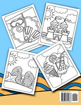 Summer Beach Coloring Book: A Kids Day at the Beach, Summer Vacation Beach Theme Coloring Book for Preschool & Elementary Little Boys & Girls Ages 4 to 8 Independently Published