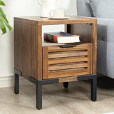 Bme, Millie Rustic Side Table, Rustic Chestnut Bme