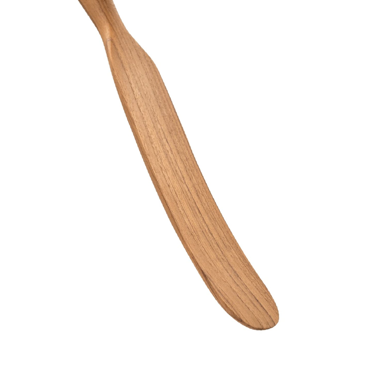 FAAY Skinny Spurtle – Sourdough Mixer & Bread Stirring Spatula | Ideal for Dough Whisking, Mixing, Jar Scraping, & Reaching Bottom | Teak Utensil Tools for Starter, Baking, Sour dough Gift