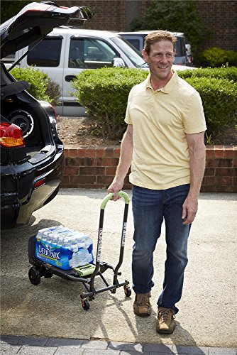 COSCO Shifter Multi-Position Folding Hand Truck and Cart, 300 lb. Weight Capacity, Green, 12222PBG1E Cosco