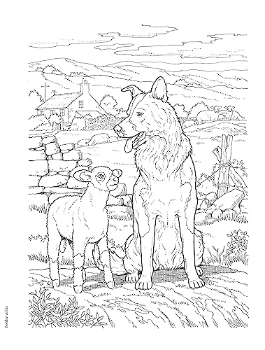 Creative Haven The Dog Lovers' Coloring Book (Adult Coloring Books: Pets)