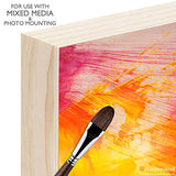 Ampersand Art Supply Unprimed Basswood Artist Panel, 1-1/2" Cradled Profile, 6"x6" Ampersand Art Supply