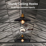 Domi Hardtop Gazebo 14x22FT, Outdoor Gazebo with Galvanized Steel Double Roof, Aluminum Frame, Built-in Gutter System, Curtain and Netting, Metal Gazebo Pavilion for Patio Deck Garden, Grey domi outdoor living