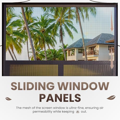 EROMMY 12' X 20' Hardtop Sunroom, Galvanized Steel Double Roof Gazebo Solarium with Detachable Windows & Lockable Doors, All-Weather Sun Room for Patio Deck Backyard