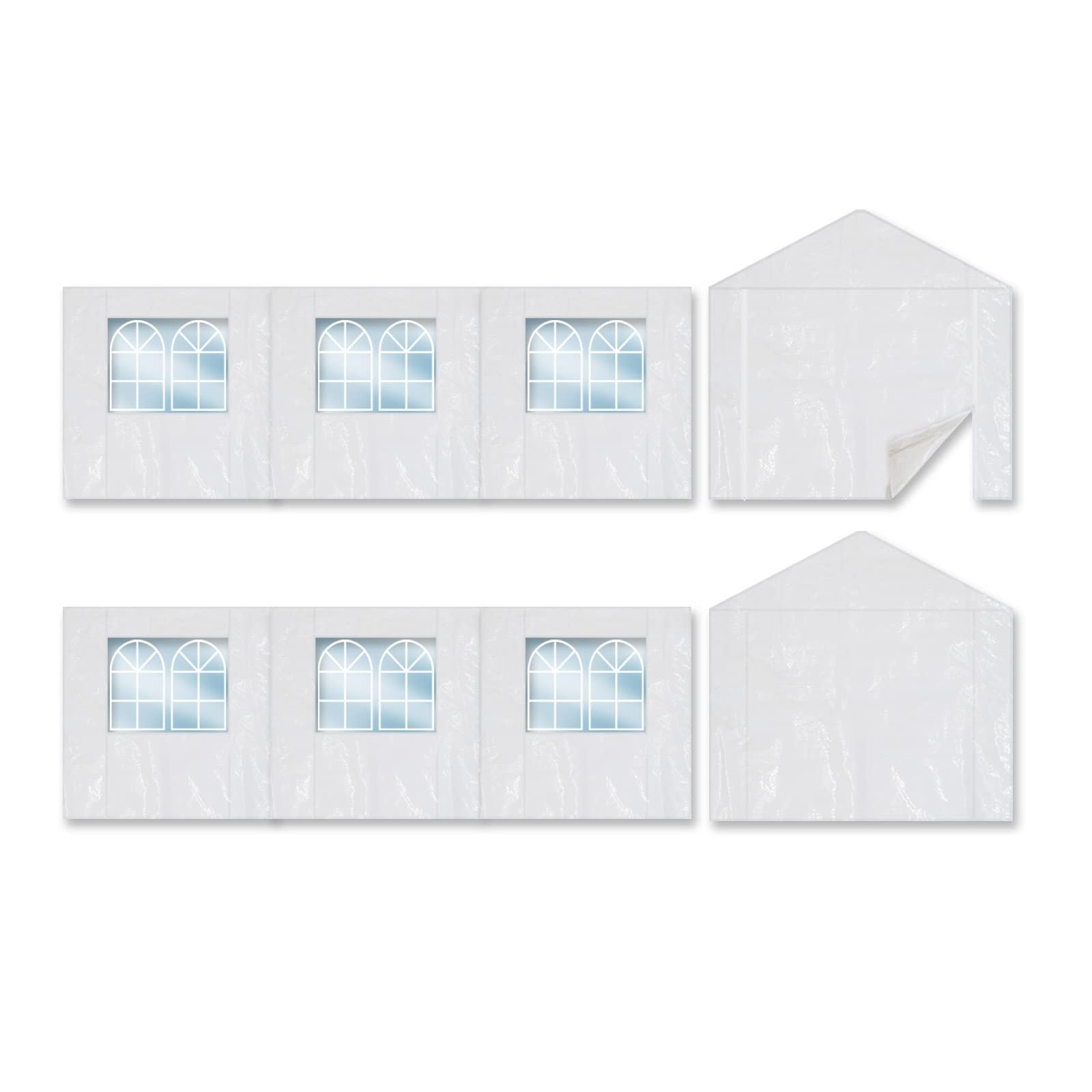 BenefitUSA Replacement Carport Sidewall for 10x20 Tent Garage