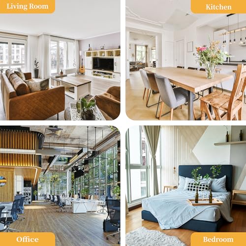 Shintenchi Bookshelf,6-Tier Open Bookcase and Bookshelves,6 Shelf Display Storage Shelves Floor Standing 70.6 inches Tall Bookcase for Home Office, Living Room (Brown) Shintenchi