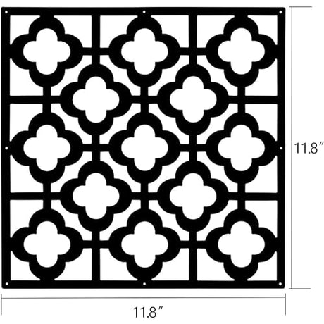 Stepstall 12 Pcs PVC Hanging Room Divider,Thick Decorative Flower Design Room Divider Partitions Panel Screen for Decorating Bedroom Dining Kitchen Office Studio Restaurant Hotel Decor Stepstall