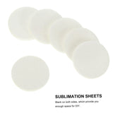 PLAFOPE 150 Pcs Car Perfume Cotton Cloth Premium Air Freshener Vent Clips Air Freshener Healthy Air Freshener Portable Diffuser Aroma Diffuser Safe Air Freshener Natural Sublimation White PLAFOPE