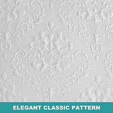 Hansleep White Quilt Queen Size - Damask Ultrasonic Summer Bedspread Queen, Soft Lightweight Coverlet Bedding Set, 3 Pieces (1 Quilt, 2 Pillow Shams) Hansleep