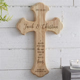 Personalization Universe Our Wedding Day Personalized Wood Cross Personalization Universe
