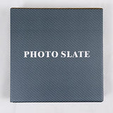 MR.R Heart Rock Slate Photo Plaque Picture Frame, Customized Photo Frame Novelty for Wedding,Birthday,Baby Birth,5.95.9 inch MR.R