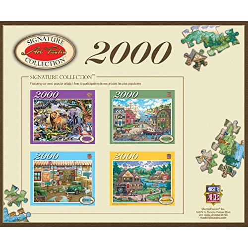 MasterPieces 2000 Piece Jigsaw Puzzle For Adults, Family, Or Kids - Ocean Park - 39"x27" - WoodArtSupply