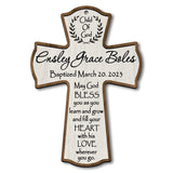 Personalized Baptism Cross wood sign, Baby baptism cross wooden sign, Baptism gifts for kids wood sign, Christening gift for godson girls, Cross for kids room, First holy communion decorations sign4 IZI POD