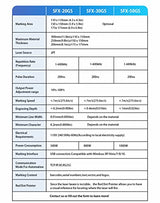 JPT Fiber Laser Marking Machine Fiber Laser Engraver 50W, 300×300mm with 80mm Rotary Axis and Hightened 800mm Tower Lightburn Compatible SFX