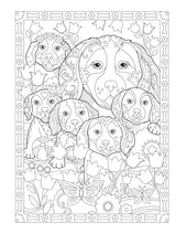 Creative Haven Playful Puppies Coloring Book: Relax & Find Your True Colors (Adult Coloring Books: Pets) Dover Publications