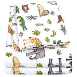 1500 Supreme Kids Bed Sheet Collection - Fun Colorful and Comfortable Boys and Girls Toddler Sheet Sets - Deep Pocket Wrinkle Free Soft and Cozy Bedding - Twin, Wild Animal Sweet Home Collection