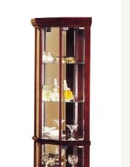 Huxley - Curio Cabinet (Corner) - Cherry HouseOfZazla